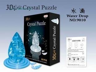 Puzzle- krstalická kapka na hladině